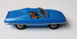 CORGI 1005 Junior U.N.C.L.E. car red plastic misiles set of 4 - Set - (16255)