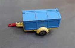 CORGI 109 Pennyburn workmans trailer yellow plastic brush - Each - (15306)