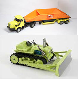 CORGI 1102 Berliet dumper clear plastic window unit with roof beacon - Each - (16033)