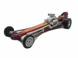 CORGI BOXES 161 Santa Pod 'Commuter' dragster window box with insert sleeve repro 'age-related' box - Each - (14685)