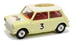 CORGI DECALS 227 Mini Cooper no. '3' plus flags for bonnet (waterslide transfer) - Set - (15044)