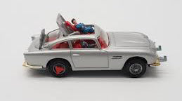 CORGI BOXES 270 /2 James Bond Aston Martin and insert sleeve - Blue-Yellow box repro 'age-related' box - Each - (14784)