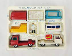 CORGI GS24 Commer Pick Up black plastic bench seat - Each - (15212)
