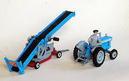 CORGI BOXES GS47 Ford 5000 with conveyor on trailer with insert sleeve repro 'age-related' box - Each - (15012)