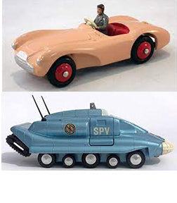 DINKY TYRES 104 SPV black plastic rear track - Each - (19309)