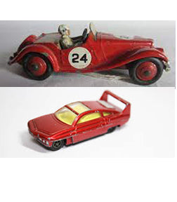 DINKY BOXES 108 MG Midget sports repro 'age-related' box - Each - (16335)