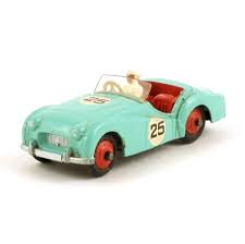 DINKY DECALS 111 Triumph TR2 nos. 25 (blue car) (waterslide transfer) - Set - (16861)