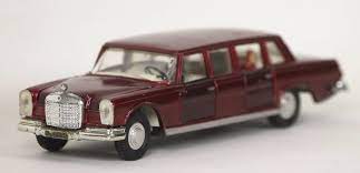 DINKY BOXES 128 Mercedes Benz 600 (all card box)  repro 'age-related' box - Each - (21744)