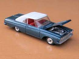 DINKY 137 Plymouth Fury convertible plastic hardtop (grey for met green model) - Each - (17472)