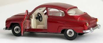 DINKY BOXES 156 SAAB 96 repro 'age-related' box - Each - (16378)
