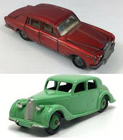 DINKY BOXES 158 Rolls Royce Silver Shadow (all card box) repro 'age-related' box - Each - (21748)