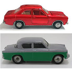 DINKY BOXES 168 Singer Gazelle repro 'age-related' box - Each - (16403)