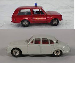 DINKY BOXES 195 Jaguar 3 4 repro 'age-related' box - Each - (16442)
