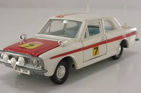 DINKY DECALS 205 Ford Cortina mk2 'monte carlo rally' (stickon transfer) - Set - (16869)