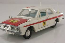 DINKY BOXES 205 Lotus Cortina rally car repro 'age-related' box - Each - (16450)