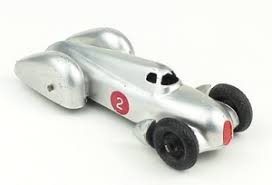 DINKY DECALS 23D Auto Union race car no. '1' on white circle (waterslide transfer) - Set - (16775)
