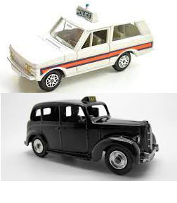 DINKY BOXES 254 Range Rover police card box repro 'age-related' box - Each - (21757)