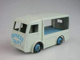 DINKY DECALS 490 Milk float 'Express Dairy' blue (waterslide transfer) - Set - (16971)