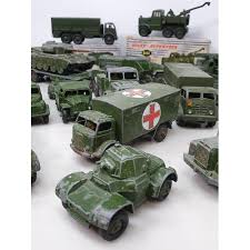 DINKY DECALS 600 Series army red/blue signs 3 pairs (waterslide transfer) - Set - (16990)