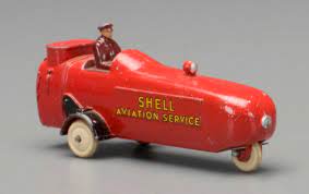 DINKY DECALS 60Y Thompson aircraft refueller 'Shell aviation' (waterslide transfer) - Set - (16830)