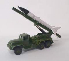 DINKY BOXES 665 Honest John missile launcher repro 'age-related' box - Each - (16665)
