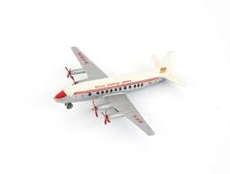 DINKY BOXES 708 Vickers Viscount airliner (BEA) repro 'age-related' box - Each - (21767)