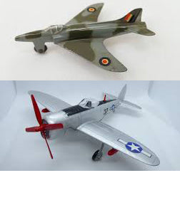 DINKY BOXES 734 P47 Thunderbolt (recreation) repro 'age-related' box - Each - (21770)