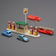 DINKY BOXES 782 Shell petrol pump station repro 'age-related' box - Each - (16700)