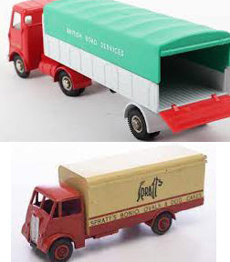 DINKY 914 Guy box van lower door frame with holes for door pins - Each - (18594)