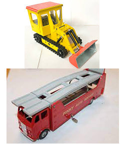 DINKY TYRES 984 Atlas excavator black plastic track - Each - (18733)