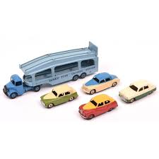 DINKY BOXES 990 Pullmore transporter with four cars Gift set box with insert sleeve repro 'age-related' box - Each - (16764)