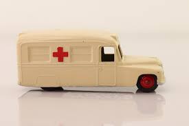DINKY BOXES 253 Daimler Ambulance with windows (white) repro 'age-related' box - Each - (16482)
