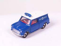 DINKY 273 RAC Minivan blue plastic roof sign  - Each - (17937)