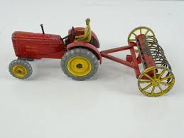 DINKY BOXES 27AK Tractor and rake repro 'age-related' box - Each - (16293)