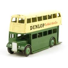 DINKY DECALS 290 Double decker bus 'Dunlop Master Tyre' (slope letters) (waterslide transfer) - Set - (16923)