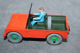 DINKY 340 Land Rover late blue plastic driver - Each - (18099)