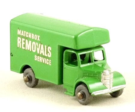 MATCHBOX DECALS 17A Bedford white 'Removals' (waterslide transfer) - Set - (19072)