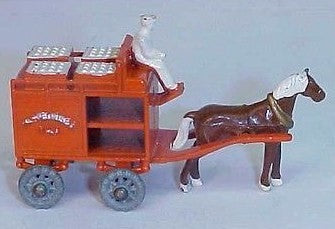 MATCHBOX BOXES 7A Horsedrawn milk float repro 'age-related' box - Each - (18848)