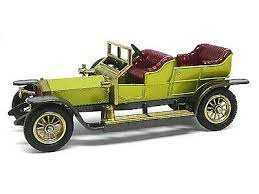YesterYear Boxes Y10 Rolls Royce Silver Ghost (pink/yellow) repro 'age-related' box - Each - (21376)