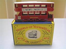 YesterYear Boxes Y3 Tram  repro 'age-related' box - Each - (21410)