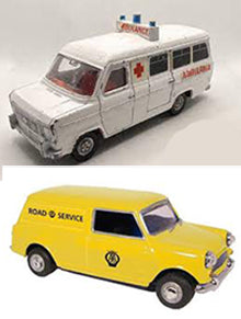 DINKY 274 AA Minivan yellow plastic rear door RH  - Each - (17940)