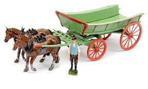 BRITAINS 5F Four wheel farm cart front wheel - Each - (21152)