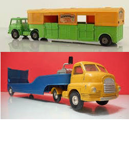 CORGI 1104 Bedford TK black plastic mirrors - Each - (22063)