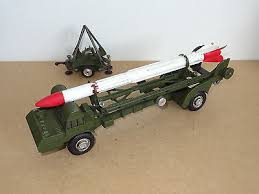 CORGI 1113 Corporal Missile erector vehicle solid black plastic wheel - Each - (16082)