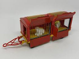 CORGI 1123 Chipperfields cage trailer red plastic drawbar - Each - (16107)