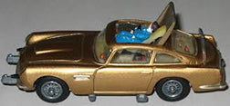 CORGI BOXES 261 James Bond 007 Aston (1st type) repro 'age-related' box - Each - (14756)
