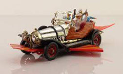 CORGI 266 Chitty rear fan red plastic with orange veins - Each - (15466)