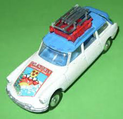 CORGI 499 Citroen Grenoble Safari clear plastic window unit - Each - (15813)