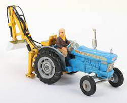 CORGI BOXES 72 Ford 5000 Super major with trench bucket window box with inner sleeve  repro 'age-related' box - Each - (22142)