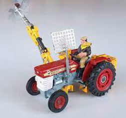 CORGI BOXES 73 Massey Ferguson Tractor with saw window box with inner sleeve repro 'age-related' box - Each - (14662)
